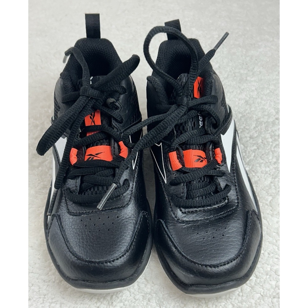 Reebok EUC Boys Size 11 US Basketball shoes BB 12A501 Black Youth Sneakers